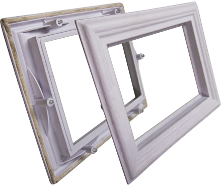 Six (6) Press-N-Lok™ Pins per window trim provide numerous benefits