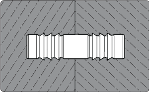 Figure 3: Press-N-Lok™ Pin cross section
